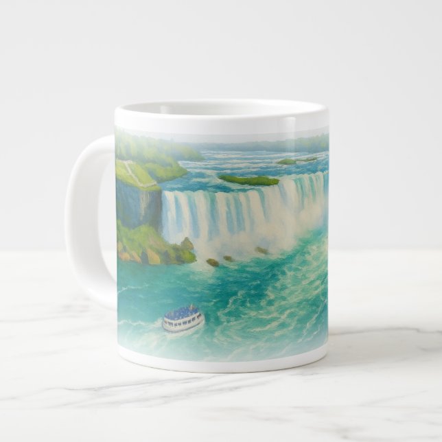 Grande Tasse CHUTES NIAGARA - voir (Devant gauche)