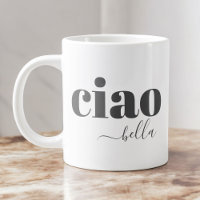 Ciao Bella Hello Beautiful Typographie Moderne