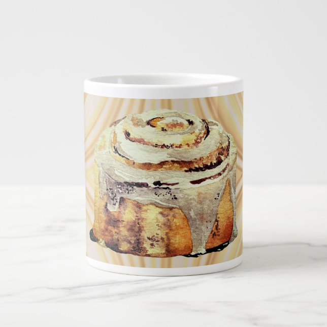 Grande Tasse Cinnamon Bun Mornings Jumbo Mug 20 oz (Devant)