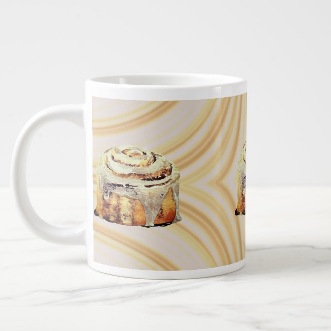Grande Tasse Cinnamon Bun Mornings Jumbo Mug 20 oz (Gauche)