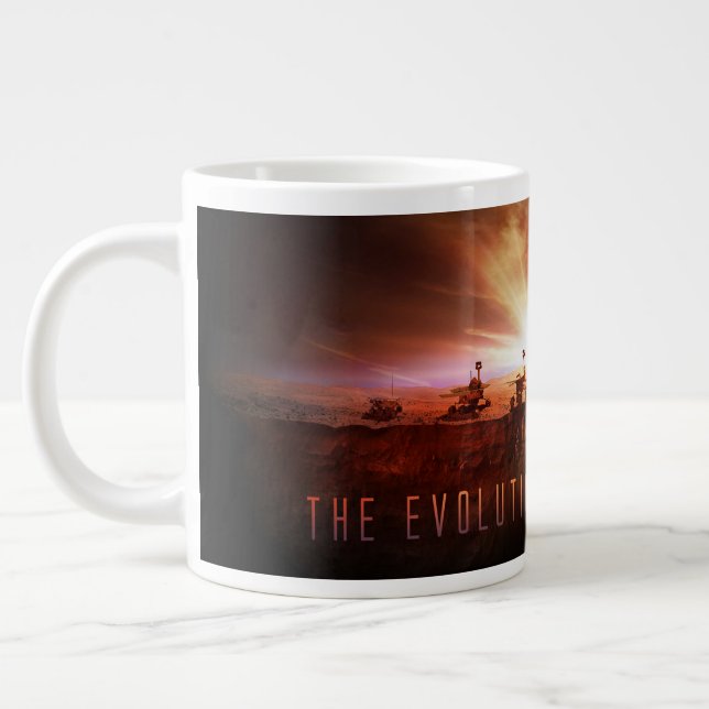 Grande Tasse Cinq rovers Mars réussis (Gauche)