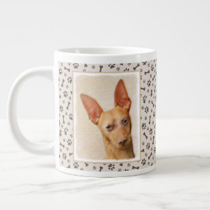 Grande Tasse Cirneco dell’Etna Peinture - Cute Original Chien A