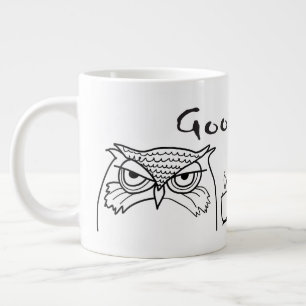 Grande Tasse Citation amusante de Good Morning