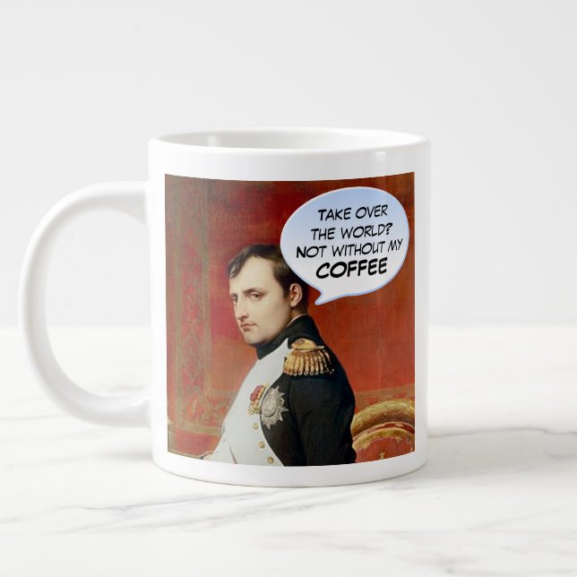 Grande Tasse Citation de café Napoléon (Gauche)