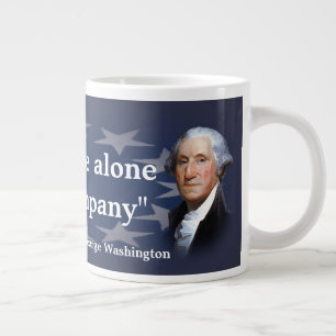 Grande Tasse Citation de George Washington sur la mauvaise soci