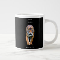 Citation de succès Motivational Tiger Eyes Modèle