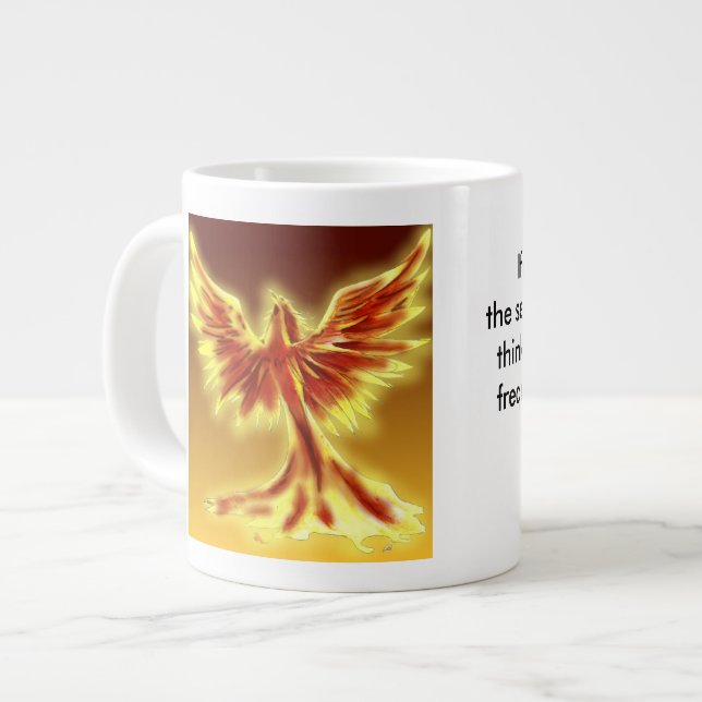 Grande Tasse Citation de Tesla sur Jumbo Mug (Devant gauche)
