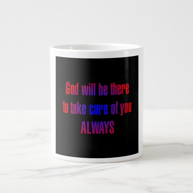 Grande Tasse Citation d'encouragement # 77 (Devant)