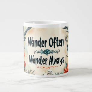 Grande Tasse Citation Inspirationnelle : Se Promène Souvent, Se