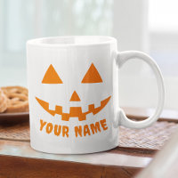 Citrouille Halloween Orange Personnalisée Votre No