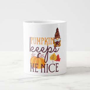 Grande Tasse Citrouilles d'automne, Citrouilles me gardent Nice