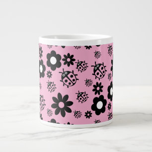 Grande Tasse Coccinelle Rose Mignonne pour Enfants