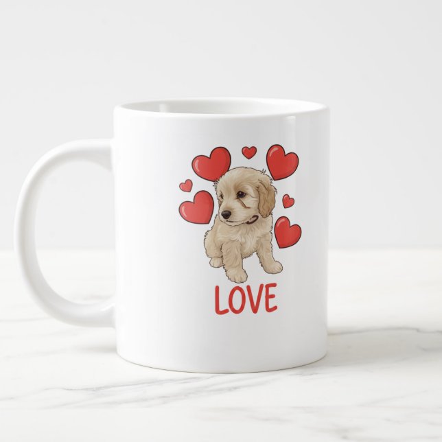 Grande Tasse Cockapoo Love (Gauche)