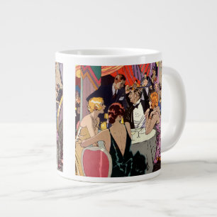 Grande Tasse Cocktail Art déco vintage à la discothèque