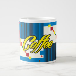 Grande Tasse Coffee Cup Mode abstraite femme style POP-ART