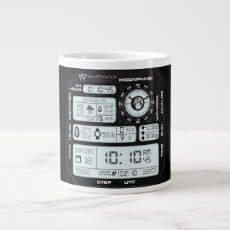 Grande Tasse Coffee Mug with a Humorous Digital Design