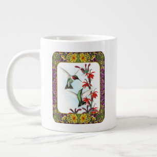 Grande Tasse Colibris et Fleurs #5