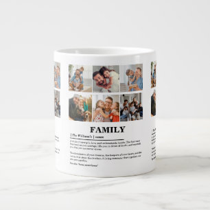 Grande Tasse Collage de 6 photos personnalisé Définition de la