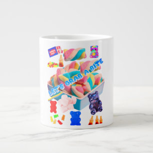 Grande Tasse Collage de bonbons