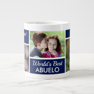 Grande Tasse Collage de photos de l'Abuelo le meilleur du monde