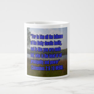 Grande Tasse Colossiens 2:9-10 WEBU Mug