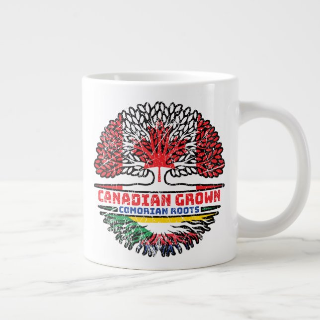 Grande Tasse Comores Drapeau Comorien canadien des racines d'ar (Droite)