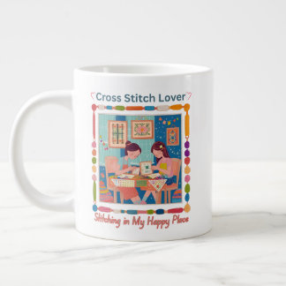 Grande Tasse Compagnon de Point de Croix