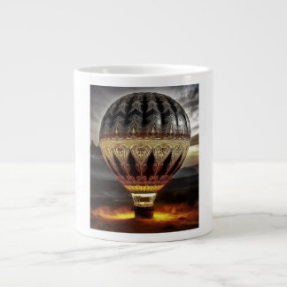 Grande Tasse Complex Design On Semi Transparent Hot Air Balloon