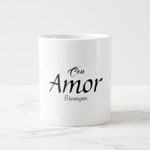 Grande Tasse Con Amor, Mug Spécial Siempre