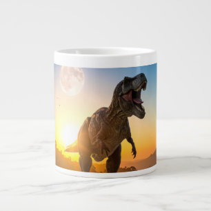 Grande Tasse Conception d'aventure de T-Rex dinosaure rugissant