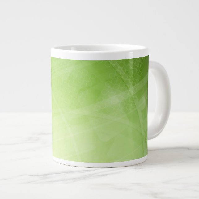 Grande Tasse Conception de feu vert dans le style de pointe (Devant droit)