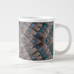 Grande Tasse Conception de fractale Plume de Faisan