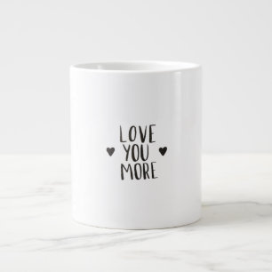 Grande Tasse Conception de style plus élégant Je t'aime 