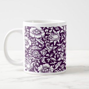 Grande Tasse Conception florale vintage de mauve de William Mor