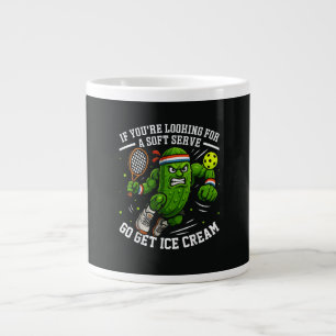 Grande Tasse Concombre Drôle Jouant Pickleball