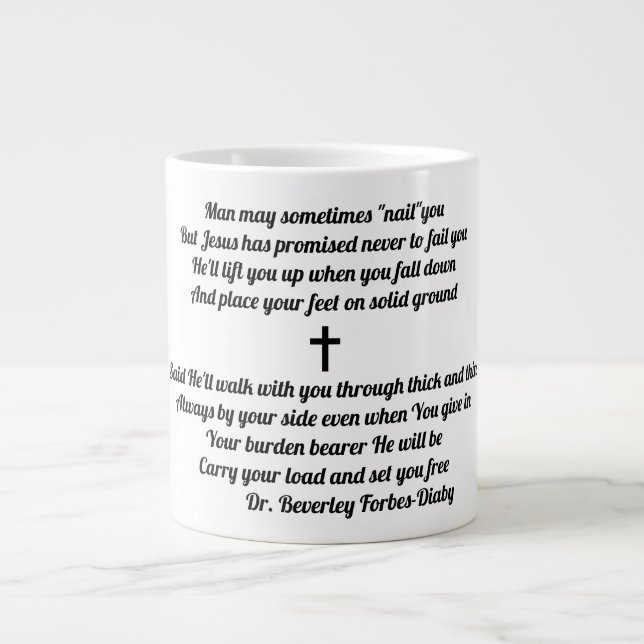 Grande Tasse Confort Poem Specialty Mug (Devant)