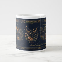 Constellations Vintage : Star Botany Or et Nuit