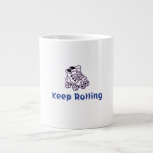 Grande Tasse Continuer à rouler Patins rétro
