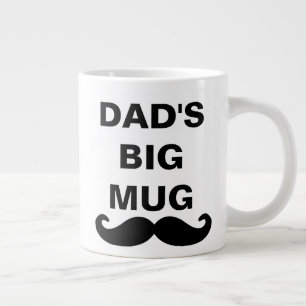 Grande Tasse Cool Black and White Fête des Pères Papa Grand