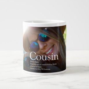 Grande Tasse Cool photo moderne amusant Meilleur Cousin Jamais 