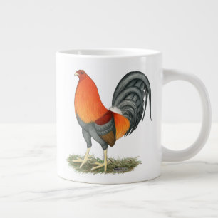 Grande Tasse Coq bleu Gamecock