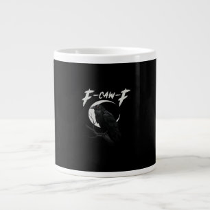 Grande Tasse Corbeau Drôle Essentiel Créatif Décontracté