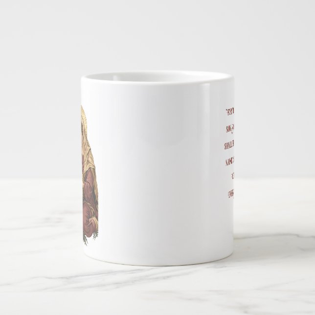 Grande Tasse Corde de Noël Spécialité Musique (Devant)