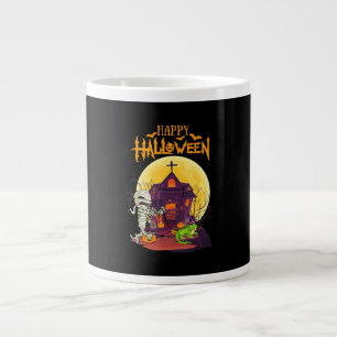 Grande Tasse Costume d'Halloween pour iguane Citrouille Amateur