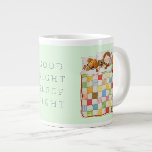 Grande Tasse COSY QUILT Big Mug - Vert (Devant droit)