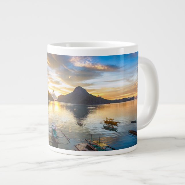 Grande Tasse Coucher de soleil à El Nido (Devant droit)