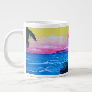 Grande Tasse Coucher de soleil océan