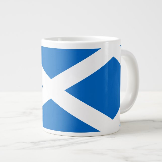 Grande Tasse Couleurs écossaises Cross Scotland (Devant droit)