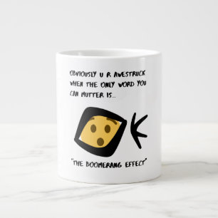 Grande Tasse Coupe 'Awestruck' Fun Mug 20 oz Boomeranged Effet