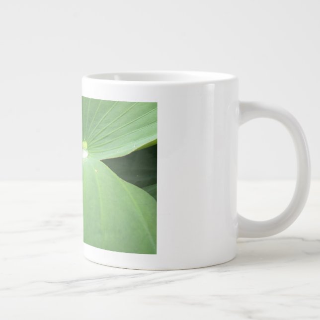 Grande Tasse Coupe de feuille de lotus (Droite)